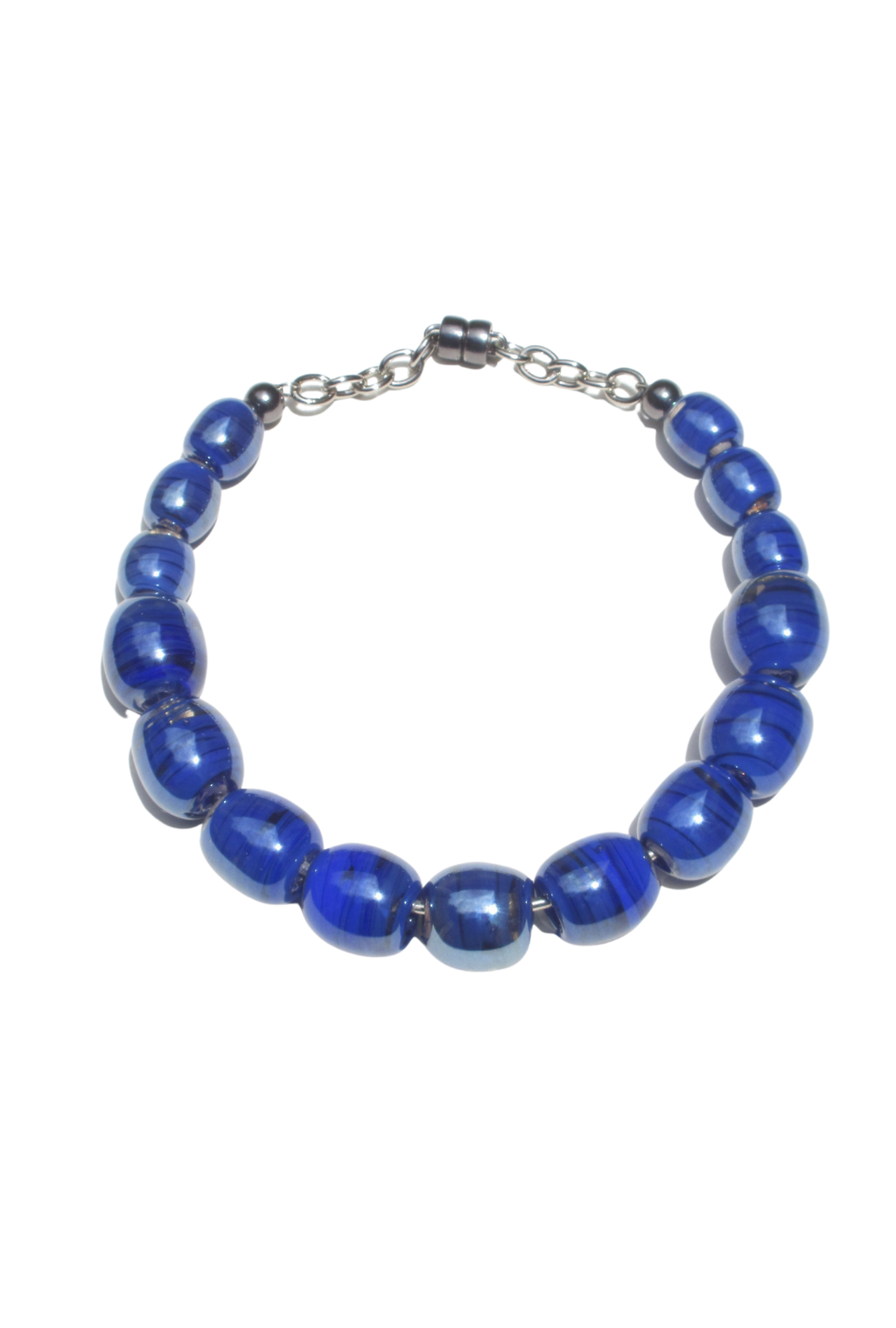 Blooming necklace - Dark blue